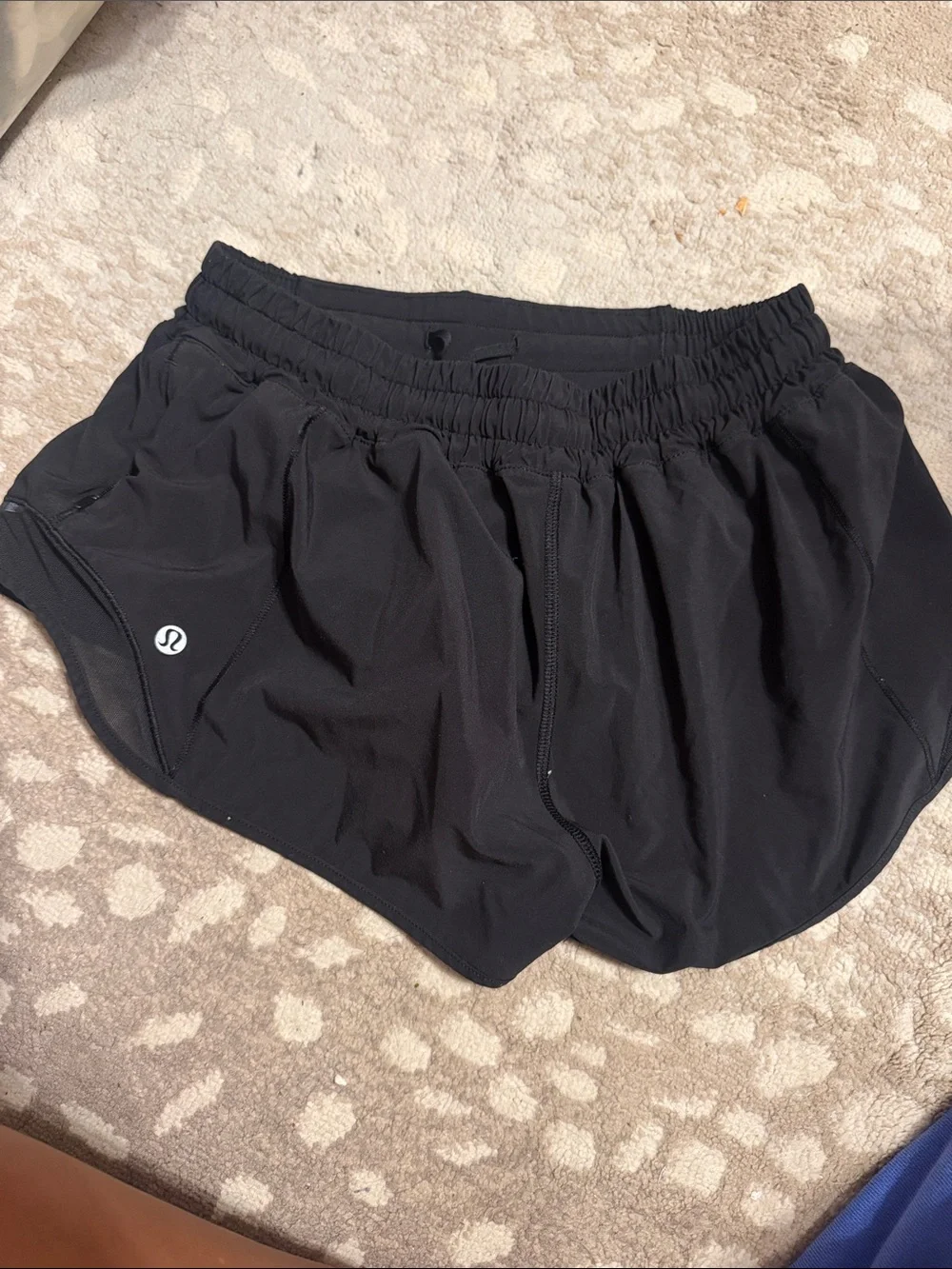 lululemon athletica Black Women's Athletic Running Shorts - Picture 2 of 2
